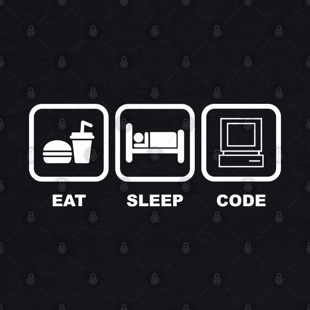 Eat Sleep Code by codewearIO